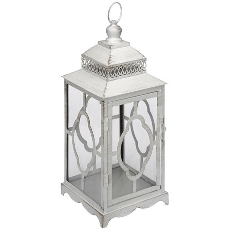 white metal house lantern|White Metal Lanterns .